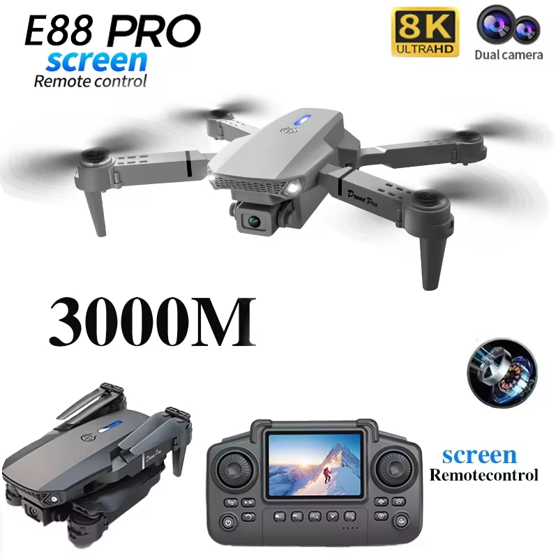 Drone E88 Rc Quadcopter - 2026 New E88 Drone 8K HD