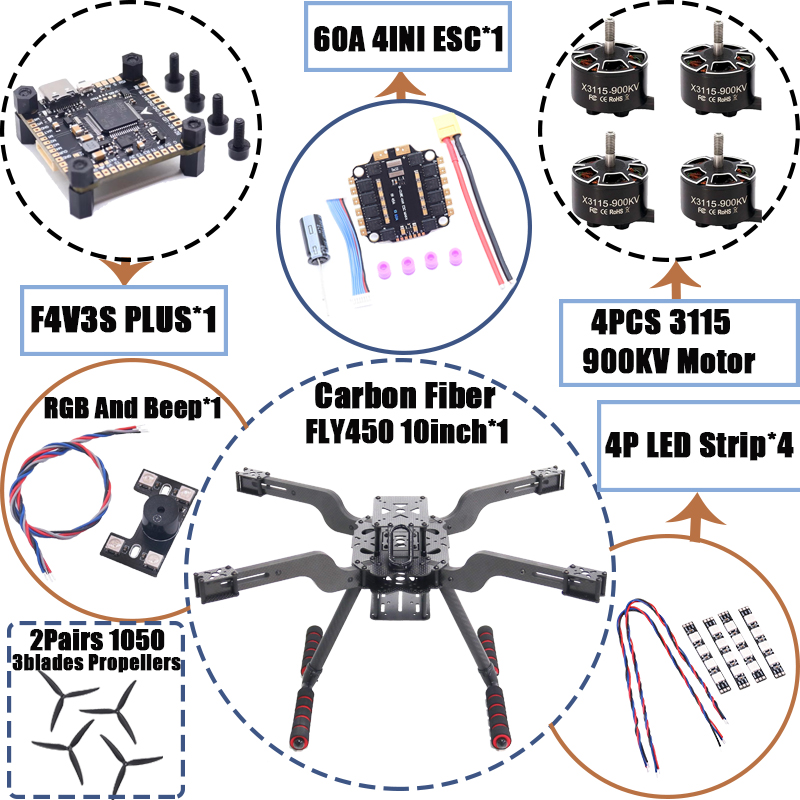B-CUBE Open Source New Smart D - Heavy Lift Drone Frame recension och pris
