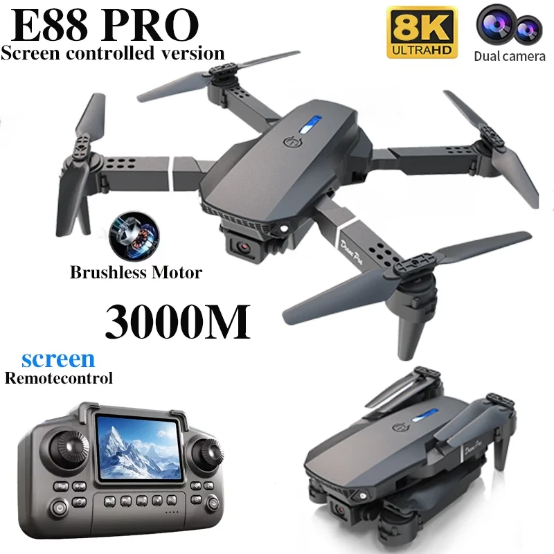 Professional E88 PRO Drone wit - Drone Vera Rc recension och pris