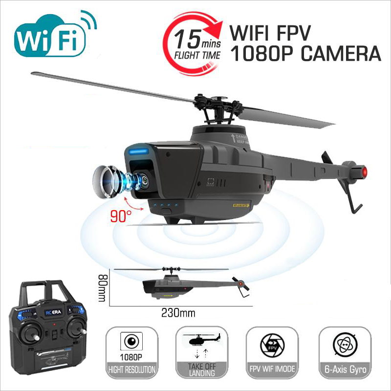 C128 2.4G RC Helicopter 4 Prop - Drone Vs Rc Helicopter recension och pris