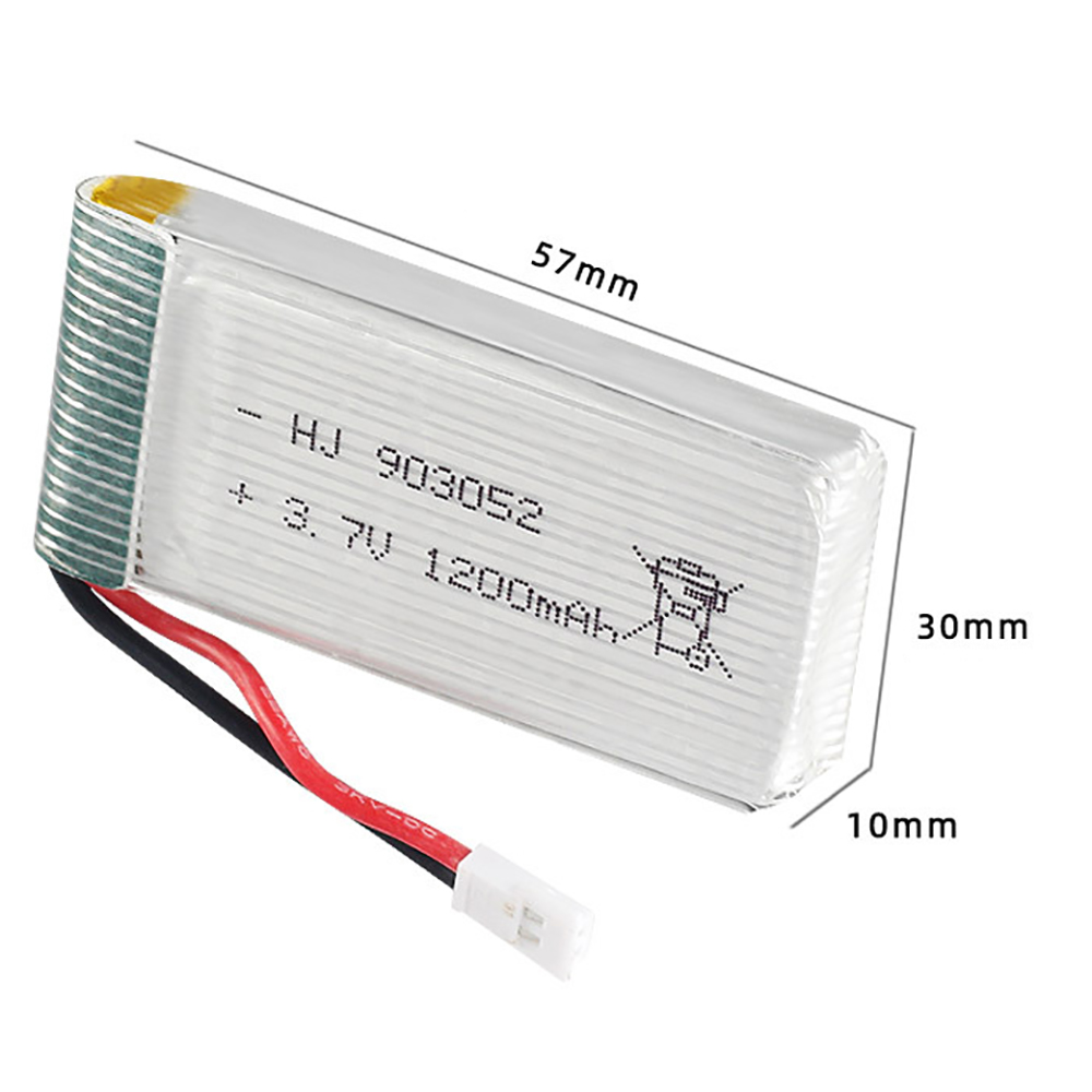 3.7V 1200mAh 903052 Lipo Batte - Drone Vs Rc Helicopter recension och pris