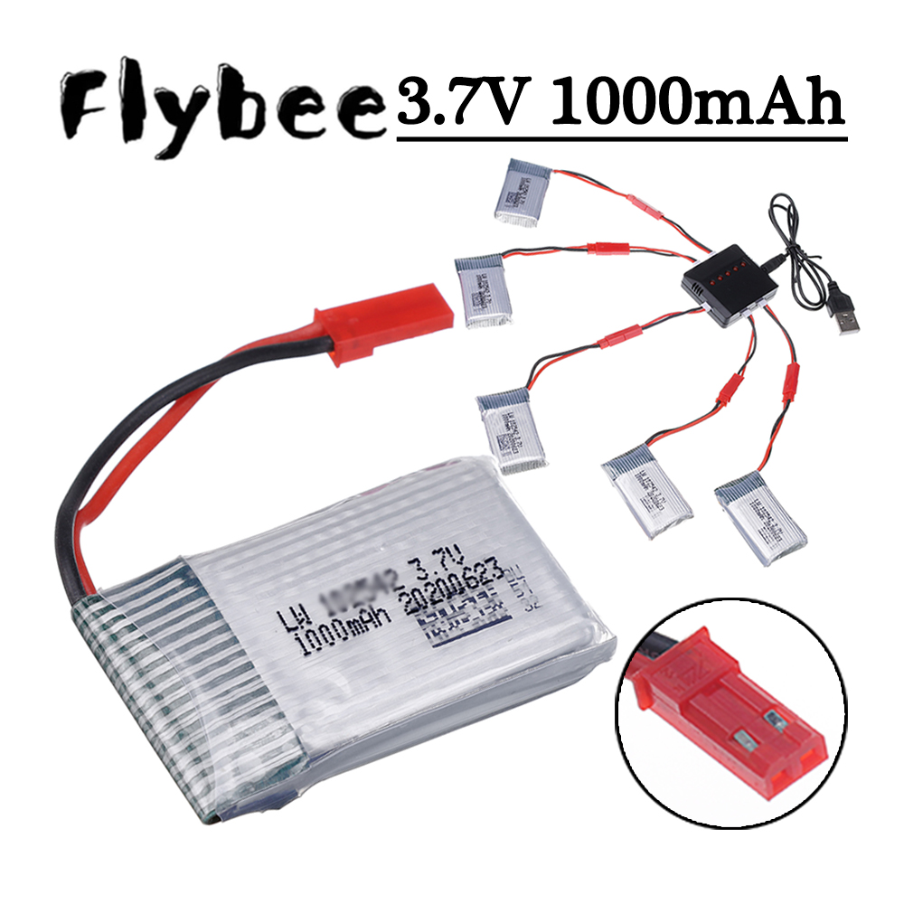 3.7V 1000mah Lipo Battery and  - Lipo Battery Charger recension och pris