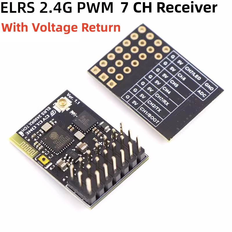 ELRS 2.4G PWM 7CH 6CH CRSF Rec - Drone Rc Car recension och pris