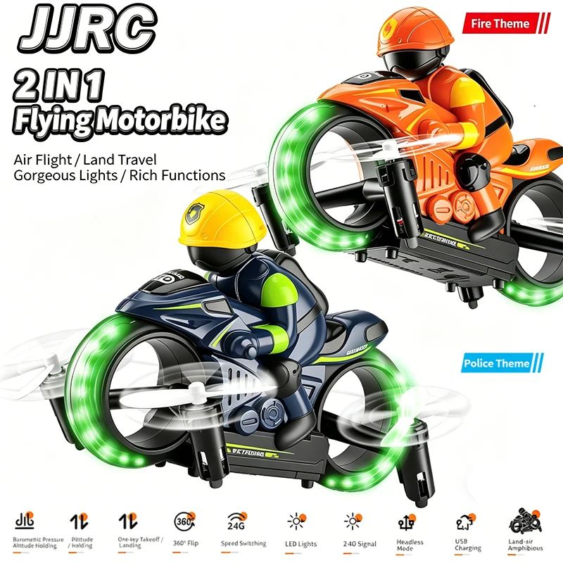 2IN1 RC Car and RC Drone Land  - Drone Vs Rc Helicopter recension och pris