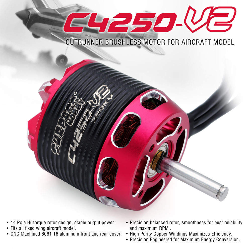 SURPASS HOBBY C4240 750KV/850K - Drone Rc Jet recension och pris